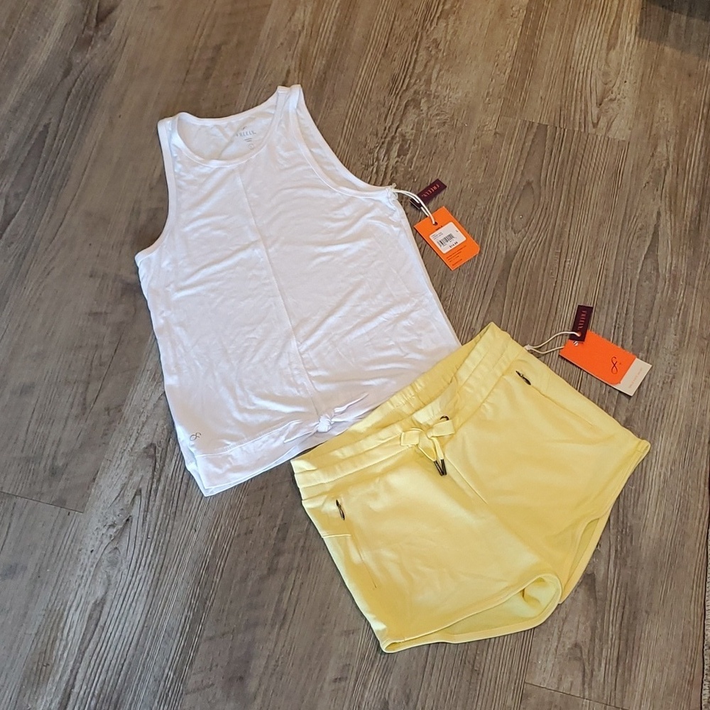 Freely Tank Top & Shorts Matching Set Size Large